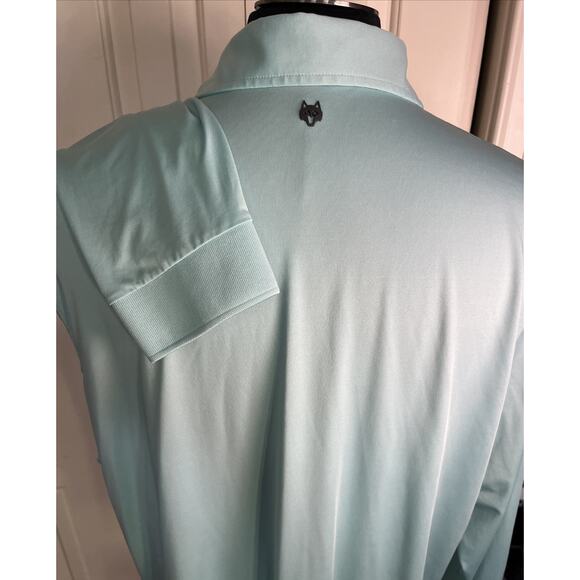 Greyson Men’s Long Sleeve Mint Green Golf Pullover Polo XL - Picture 2 of 7